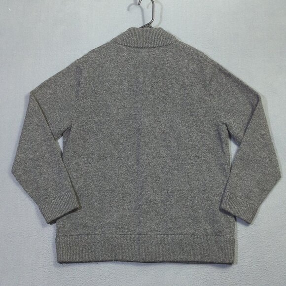 Pendleton Sweater Men's L Gray Shetland Collection Cardigan Washable Wool - Picture 8 of 12
